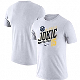 Denver Nuggets Nikola Jokic Nike Player Performance T-Shirt White